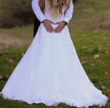 Brautkleid hochzeitskleid lini gebraucht kaufen  Unterdietfurt
