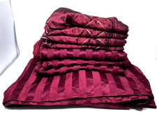 CONJUNTO DE CAMA KING BORGONHA - SAIA DE CAMA / 2 FRONHAS KING / 2 FARSAS EURO comprar usado  Enviando para Brazil