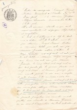 Vieux papier ancien d'occasion  Nogent-sur-Marne