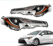 Par de faróis para 2020 2021 2022 Toyota Corolla L LE faróis lado esquerdo direito comprar usado  Enviando para Brazil