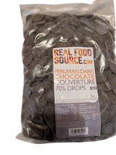Gotas de cobertura peruanas 70% chocolate amargo (1kg). Best Before Date 24/10 comprar usado  Enviando para Brazil