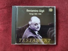 Beniamino gigli. songs for sale  NORWICH