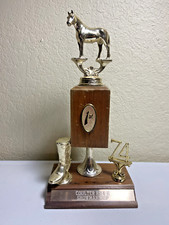 Usado, Troféu Vintage 1974 4-H Equestrian Showmanship 1º lugar - Custom Trophies, Inc. comprar usado  Enviando para Brazil