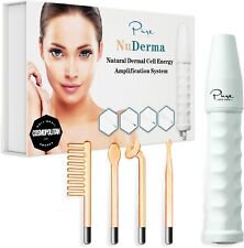 Varinha portátil Pure NuDerma para terapia de pele máquina com 4 varinhas de terapia de néon, usado comprar usado  Enviando para Brazil