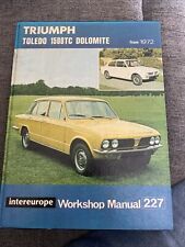 Triumph toledo dolomite for sale  LONDON