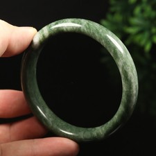 Pulseira de jade verde 100% natural grau A 61 mm chinesa Guizhou Jade V0888 comprar usado  Enviando para Brazil