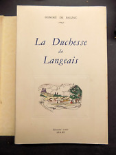 Duchesse langeais honoré d'occasion  Poitiers