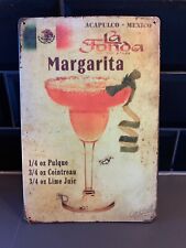 Blechschild margarita cocktail gebraucht kaufen  Karben