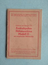 Anleitung zentralspulen nähma gebraucht kaufen  Bad Düben