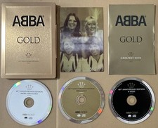 Abba Gold Rare Ltd Edition 40th Anniversary Steelbox 3x CD Set +3D Magnetic Art comprar usado  Enviando para Brazil