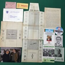 Lotto cartaceo schede usato  Roma