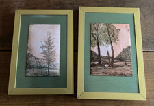 Antique miniature painting d'occasion  Expédié en Belgium