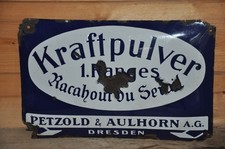 Altes emailschild 1910 gebraucht kaufen  Limbach-Oberfrohna