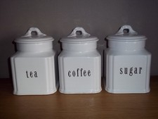 tea coffee sugar canisters for sale tea coffee sugar canisters for sale BURNHAM-ON-SEA