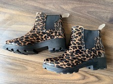 leopard print welly boots for sale  WALSALL