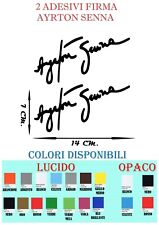 Adesivi firma ayrton usato  Larino