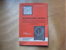 Elektrische uhren anleitungen gebraucht kaufen  Michendorf