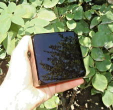70mm CUBO POLIDO OBSIDIANA NATURAL PRETO MÁRMORE MAGIA IMPECÁVEL, usado comprar usado  Enviando para Brazil