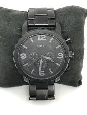 Usado, Relógio Fossil JR1354 masculino aço inoxidável analógico mostrador preto quartzo genuíno DV28 comprar usado  Enviando para Brazil