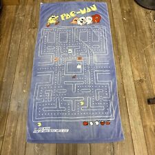 TOALHA DE PRAIA VINTAGE DÉCADA DE 1980 MIDWAY MFG CO PACMAN DESIGN DE VIDEOGAME 58"X29" PAC-MAN comprar usado  Enviando para Brazil