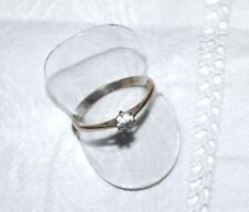 Bague solitaire argent d'occasion  Bischheim