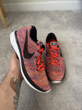 Męskie buty do biegania Nike Flyknit Lunar 3 różowe pomarańczowe rozm. 11.5 698181-406 na sprzedaż  Wysyłka do Poland