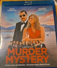 Murder Mystery -Blu-ray-Netflix Promo-Adam Sandler,  Jennifer Aniston comprar usado  Enviando para Brazil