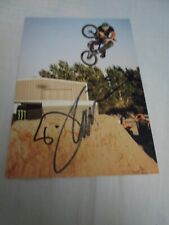 Foto assinada por TJ LAVIN 4x6 BMX BIKE X GAMES MTV THE CHALLENGE AUTÓGRAFO 1 comprar usado  Enviando para Brazil