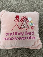 Small cushion happily for sale  COWES
