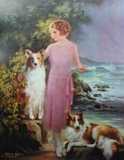 Vintage art lady for sale  Ahsahka