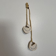 Decoração de madeira pintada à mão de ganso branco Cottagecore pendurada comprar usado  Enviando para Brazil