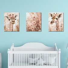 Giraffe nursery wall for sale  Ravenna