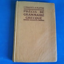 Precis grammaire grecque d'occasion Precis grammaire grecque d'occasion  Épinal