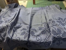 Vintage navy gingham for sale  Friend
