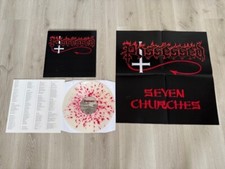 POSSESSED - SEVEN CHURCHES LIM. LP (CLEAR/RED SPLATTER) 2016 + OIS/POSTER comprar usado  Enviando para Brazil