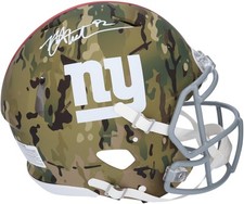 Capacete autêntico Michael Strahan New York Giants autografado camuflado velocidade alternativa comprar usado  Enviando para Brazil