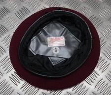 Maroon beret wool for sale  LONDON