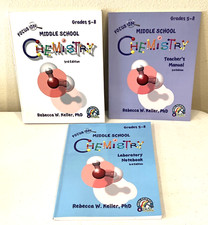 Focus on Middle School Chemistry Grades 5-8 by Keller 3 Book Set - READ comprar usado  Enviando para Brazil