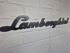 Lamborghini script metal for sale  COALVILLE