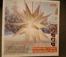 Leuchtender led stern gebraucht kaufen  Plauen