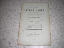 1884.catalogue livres biblioth d'occasion  Saint-Quay-Portrieux