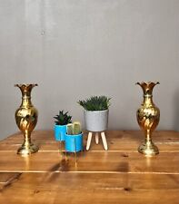 Brass alloy vases for sale  EDINBURGH