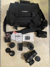 Kit de câmera digital Canon EOS Rebel T4i 650D SLR 18.0MP com lentes 18-55 e 55-250 + comprar usado  Enviando para Brazil