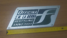 Targa costruttore usato  Italia