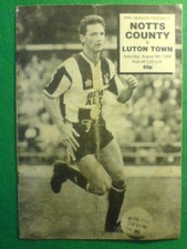 Programme notts county for sale  Sudbury
