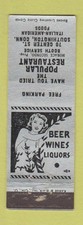 Matchbook cover popular for sale  USA