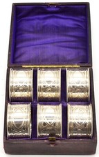 Silver plated napkin for sale  CAMBRIDGE