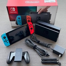 Usado, Console Nintendo Switch HAC-001 Joy Con Dock Grip todos os acessórios comprar usado  Enviando para Brazil
