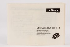 Bedienungsanleitung metz mecab gebraucht kaufen  Filderstadt