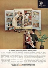 1964 Westinghouse Geladeira: Para o mercado para o mercado Vintage Print Ad comprar usado  Enviando para Brazil